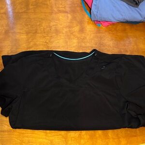 Black Scrubstar Scrub Top -
large
